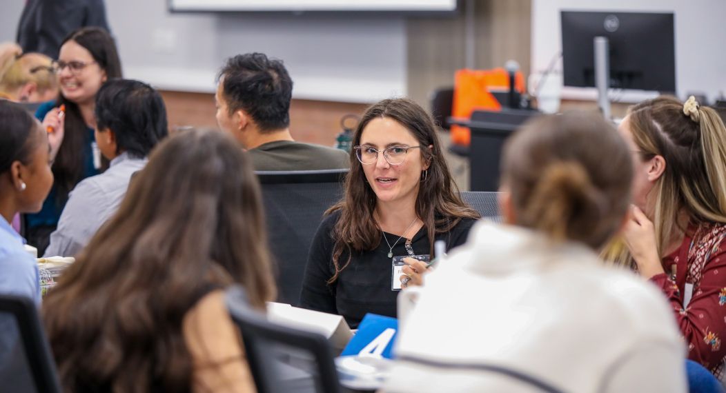 Classroom with students